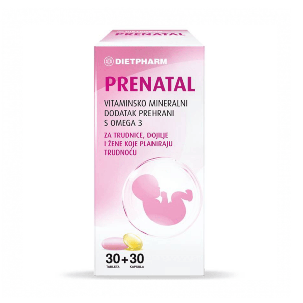 CENTRAVIT PRENATAL 30 tableta+30 kapsula