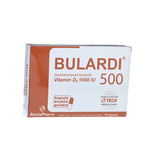 BULARDI 500+ Vitamin D3 1000 10 kapsula