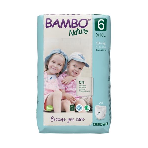 BAMBO NATURE PELENE-GAĆICE - veličina 6, 18+ kg