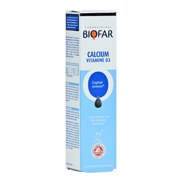 BIOFAR CALCIUM+D3 20 šumaćih tableta