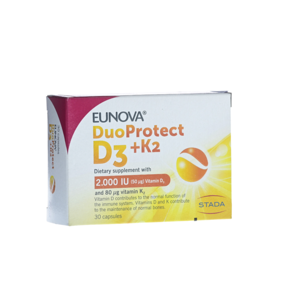 EUNOVA DUOPROTECT D3 2000IU+K2 A 30