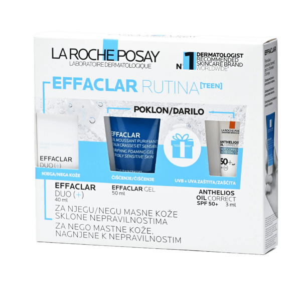 LA ROCHE POSAY set effaclar rutina- gel 50ml i effaclar duo+ krema 40ml