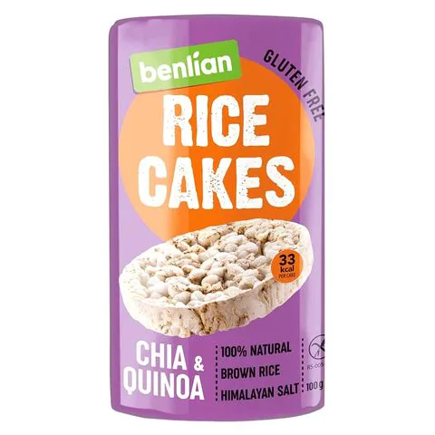 RICE CAKES slim chia&quinoa 100g