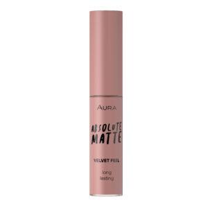 AURA tečni ruž za usne Absolute Matte – 624 Last Goodbye 7 ml