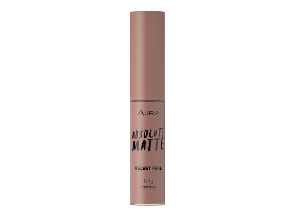 AURA tečnii ruž za usne Absolute Matte – 635 Lips on You 7ml