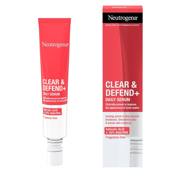 NEUTROGENA Cleat & Defend+serum za lice 30ml