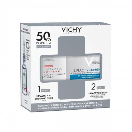 VICHY LIFTACTIVE set LIFTACTIVE supreme H.A. epidermic filler 30ml + LIFTACTIV supreme dnevna krema